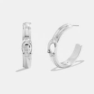Coach Sculpted Signature Tabby Hoop Earrings No. CP324  Firm on Price